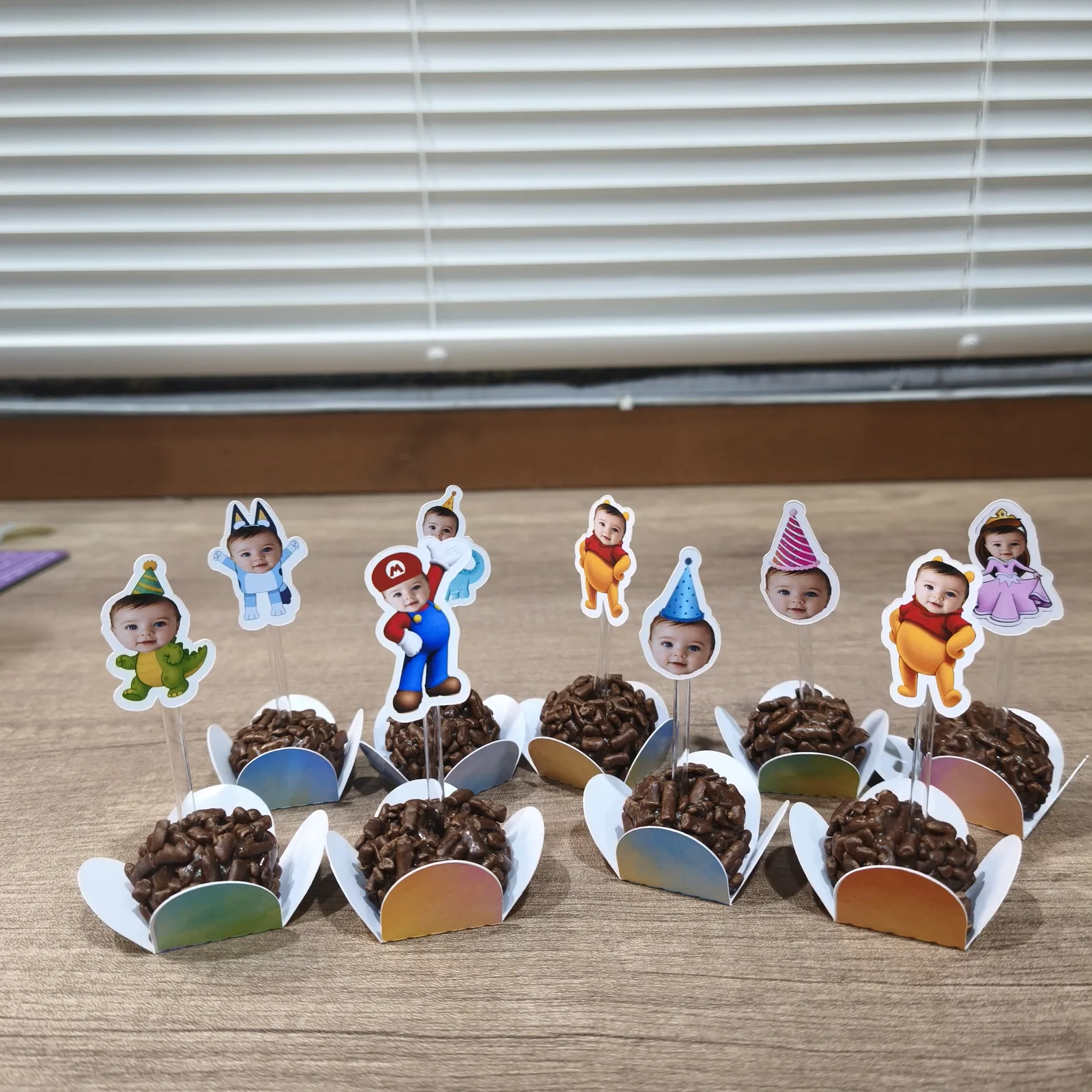 Tags Personalizadas para Docinhos, Cupcakes e Brigadeiros