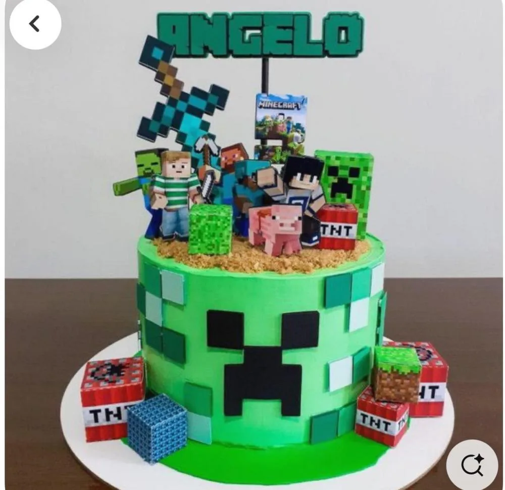 Topo Super Luxo Minecraft