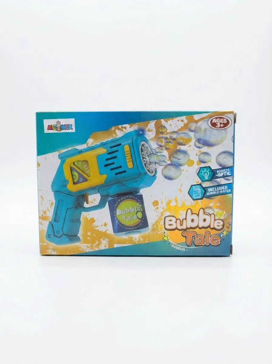 PISTOLA DE BOLHAS DE SABÃO BUBBLE TALE