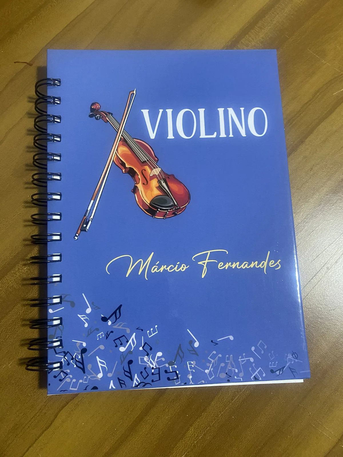 Caderno Personalizado 100 Folhas - Instrumentos