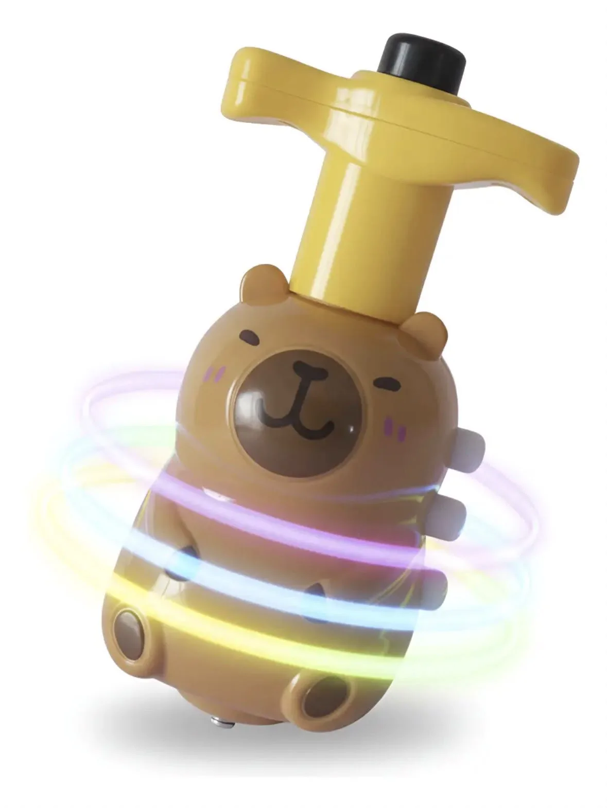 PIÃO CAPIVARA COM LANÇADOR, LUZ E SOM