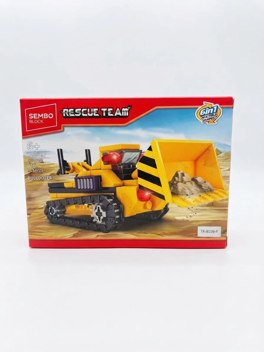 LEGO MAQUINAS PESADAS RESCUE TEAM SEMBO BLOCK