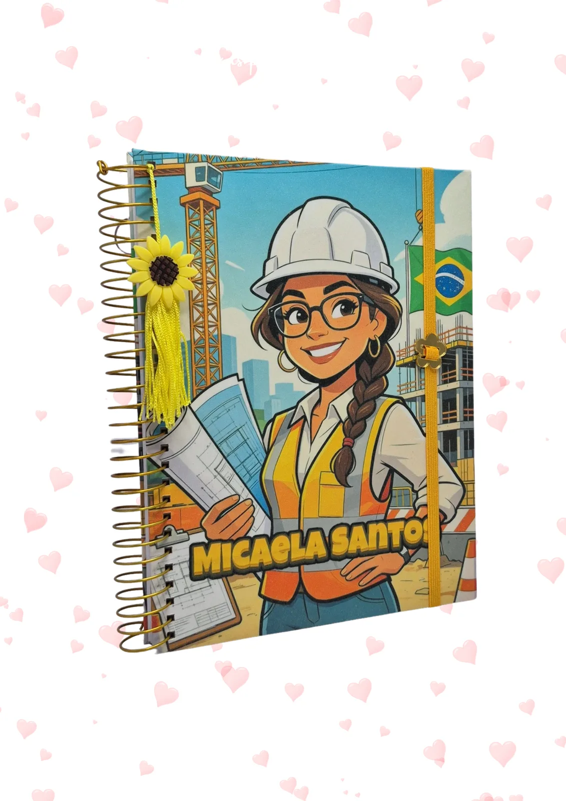 Caderno universitário personalizado