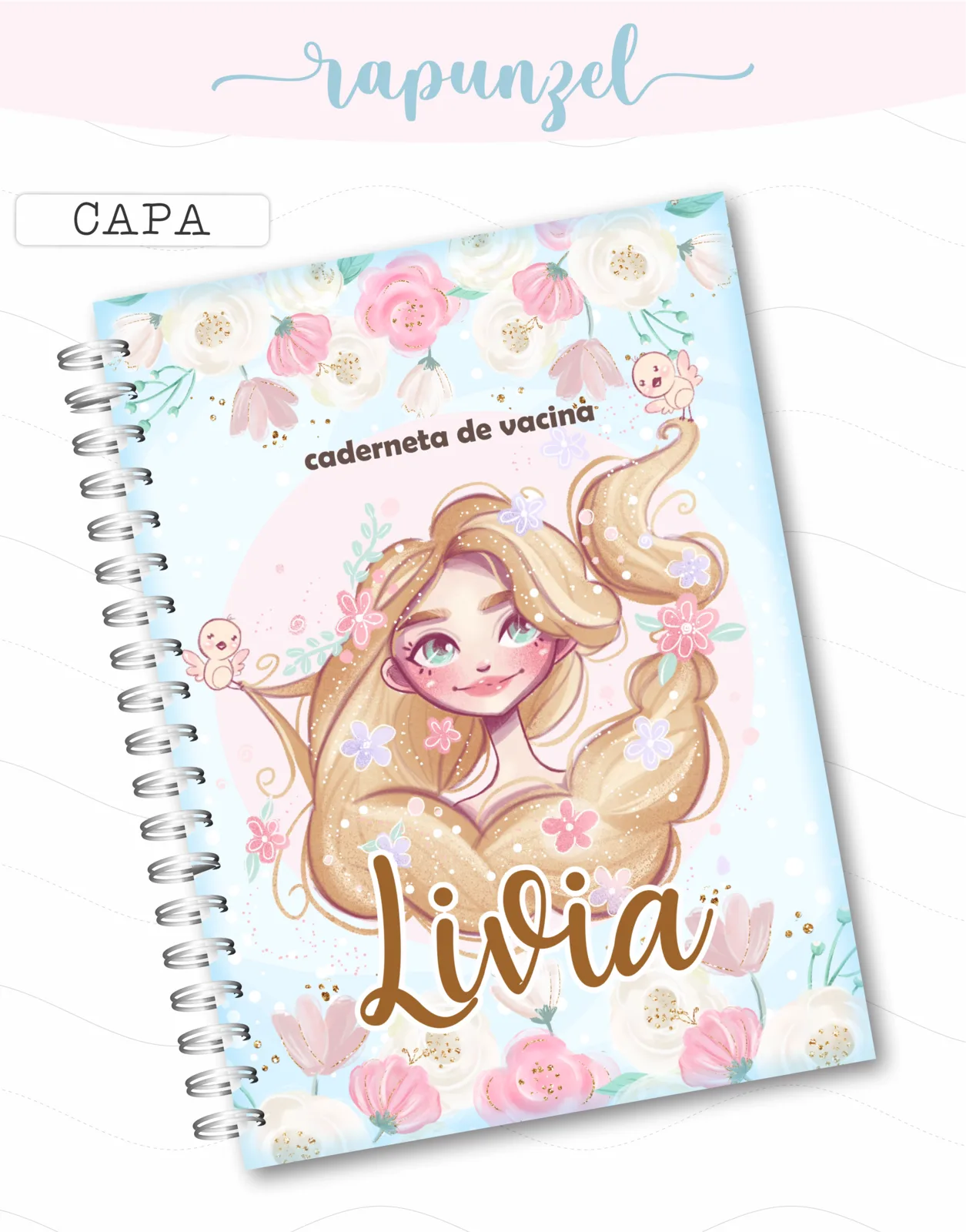 Caderneta de vacina - Rapunzel