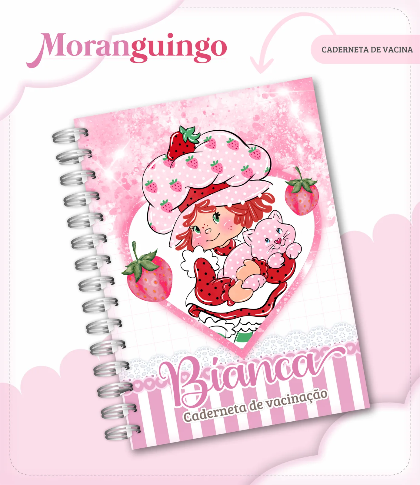 Caderneta de vacina - Moranguinho