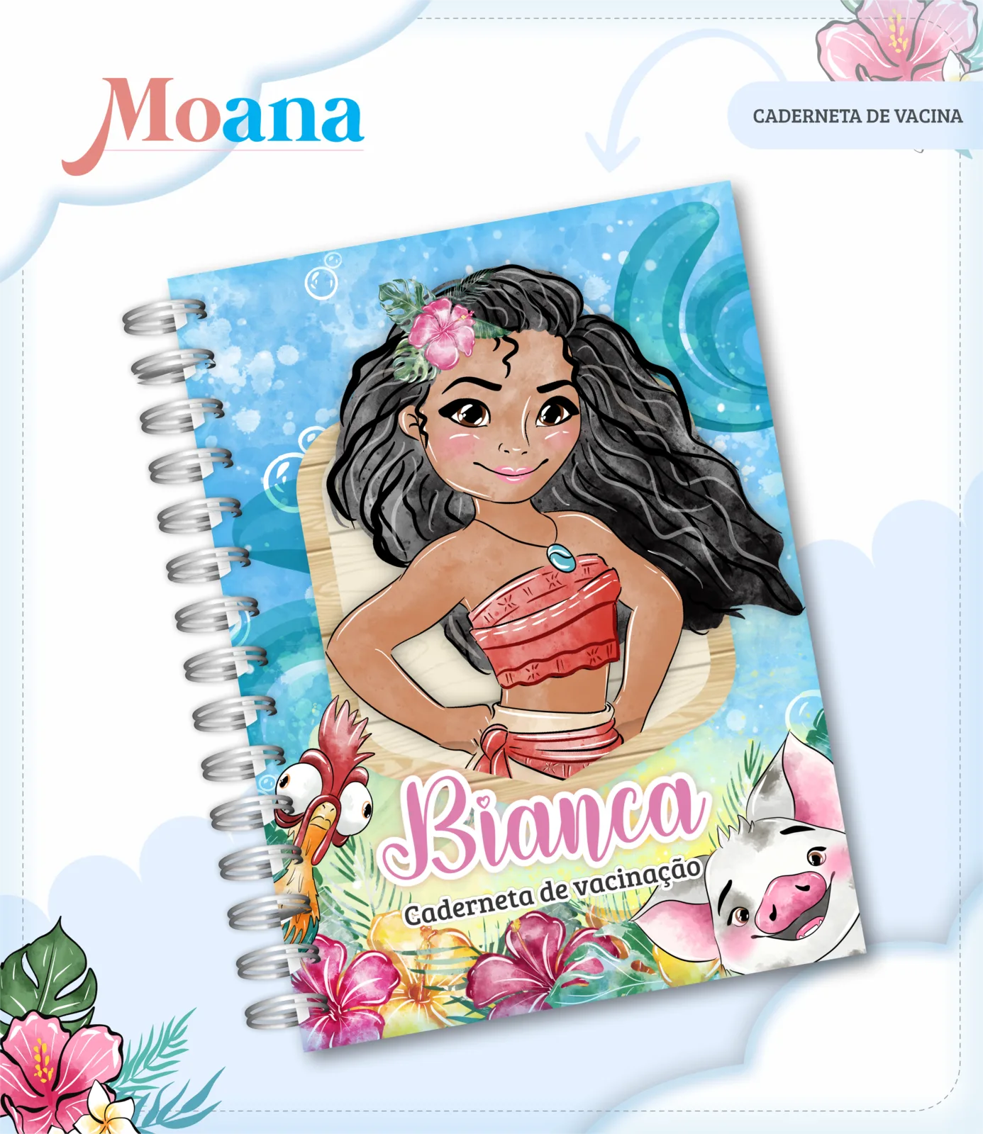 Caderneta de vacina - Moana