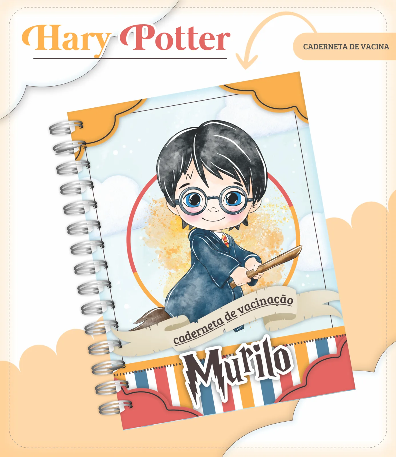 Caderneta de vacina - Hary Potter