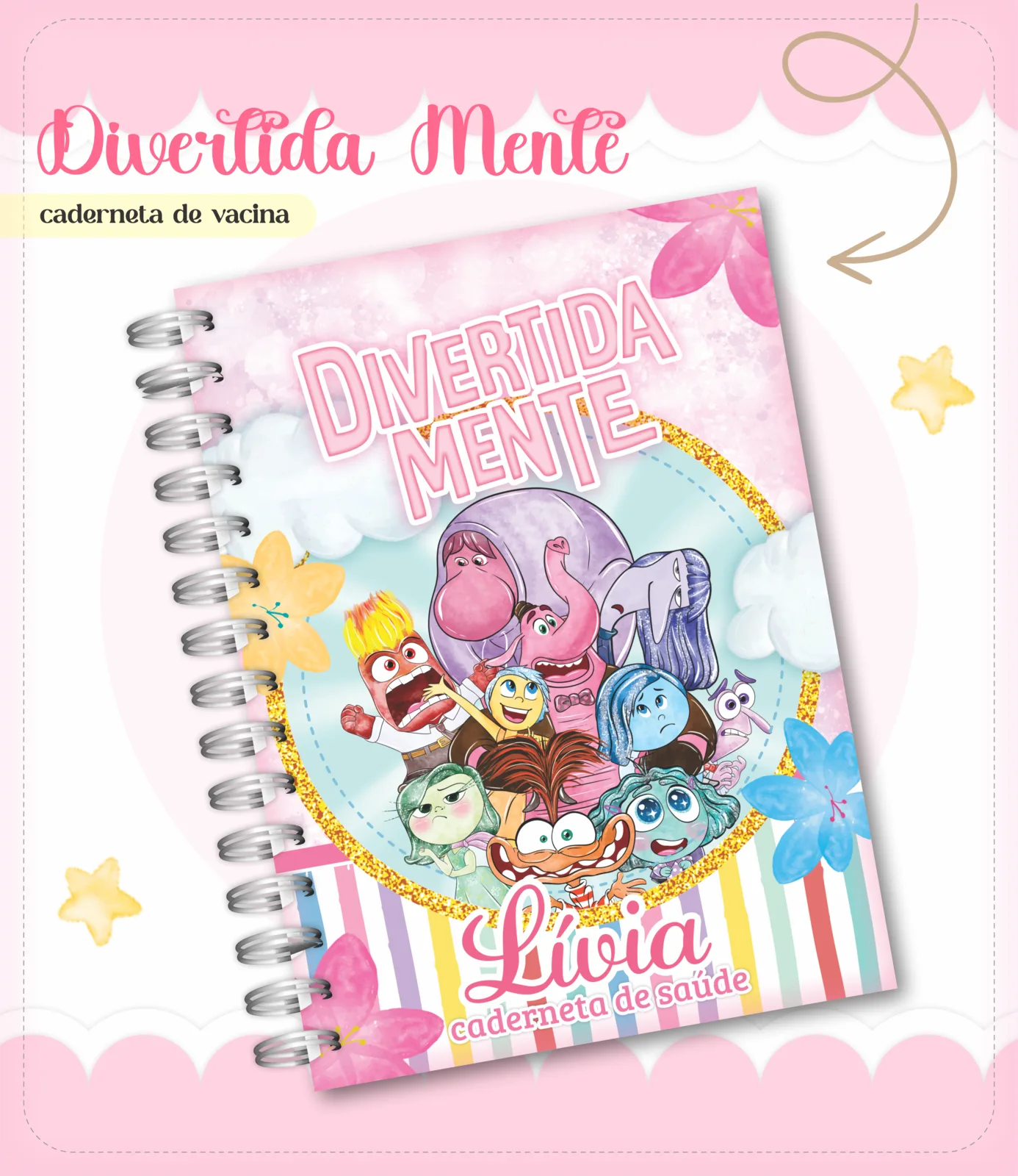 Caderneta de vacina - Divertidamente