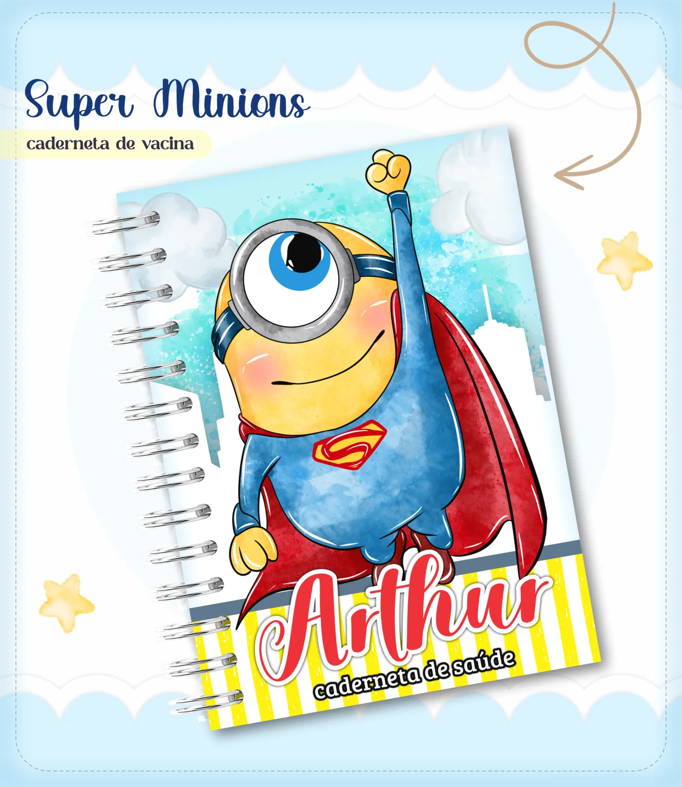 Caderneta de vacina - Minions