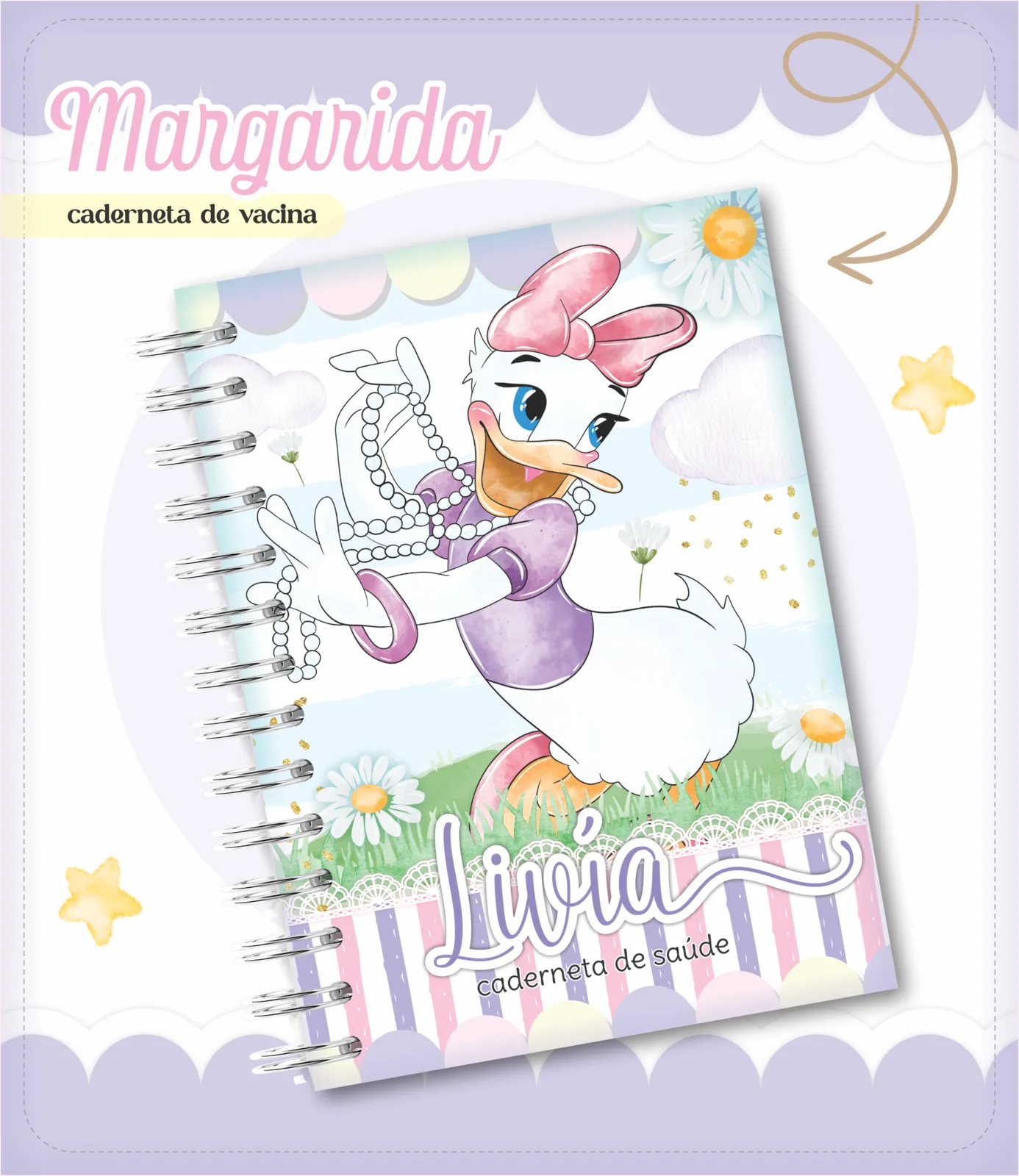 Caderneta de vacina - Margarida
