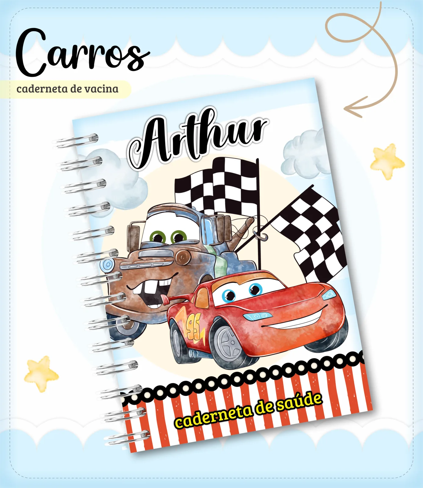 Caderneta de vacina - Carros