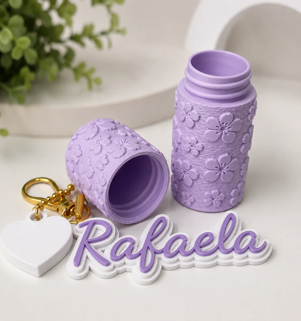 Chaveiro Porta Protetor Labial Personalizado — em 3D