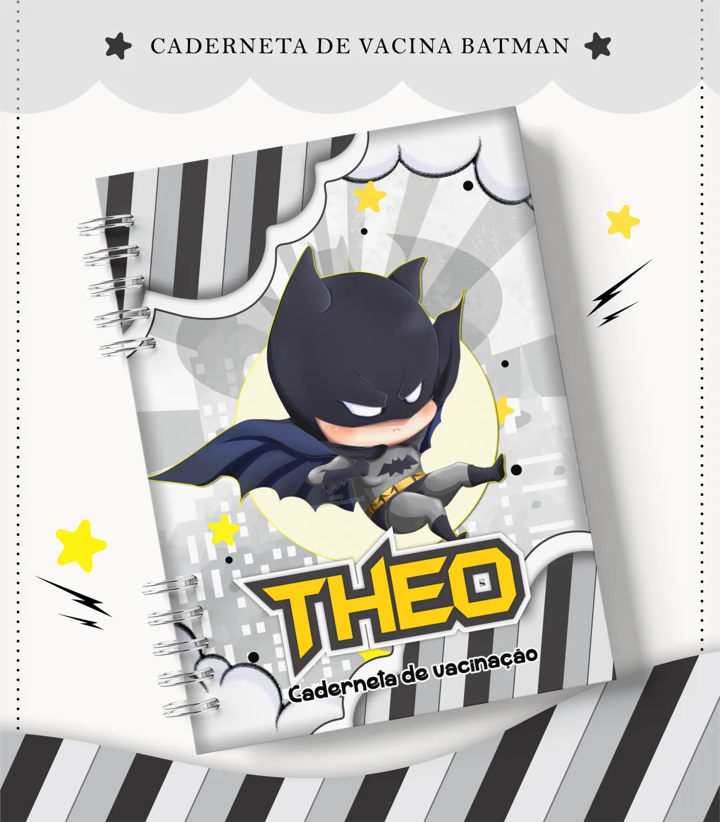 Caderneta de vacina - Batman