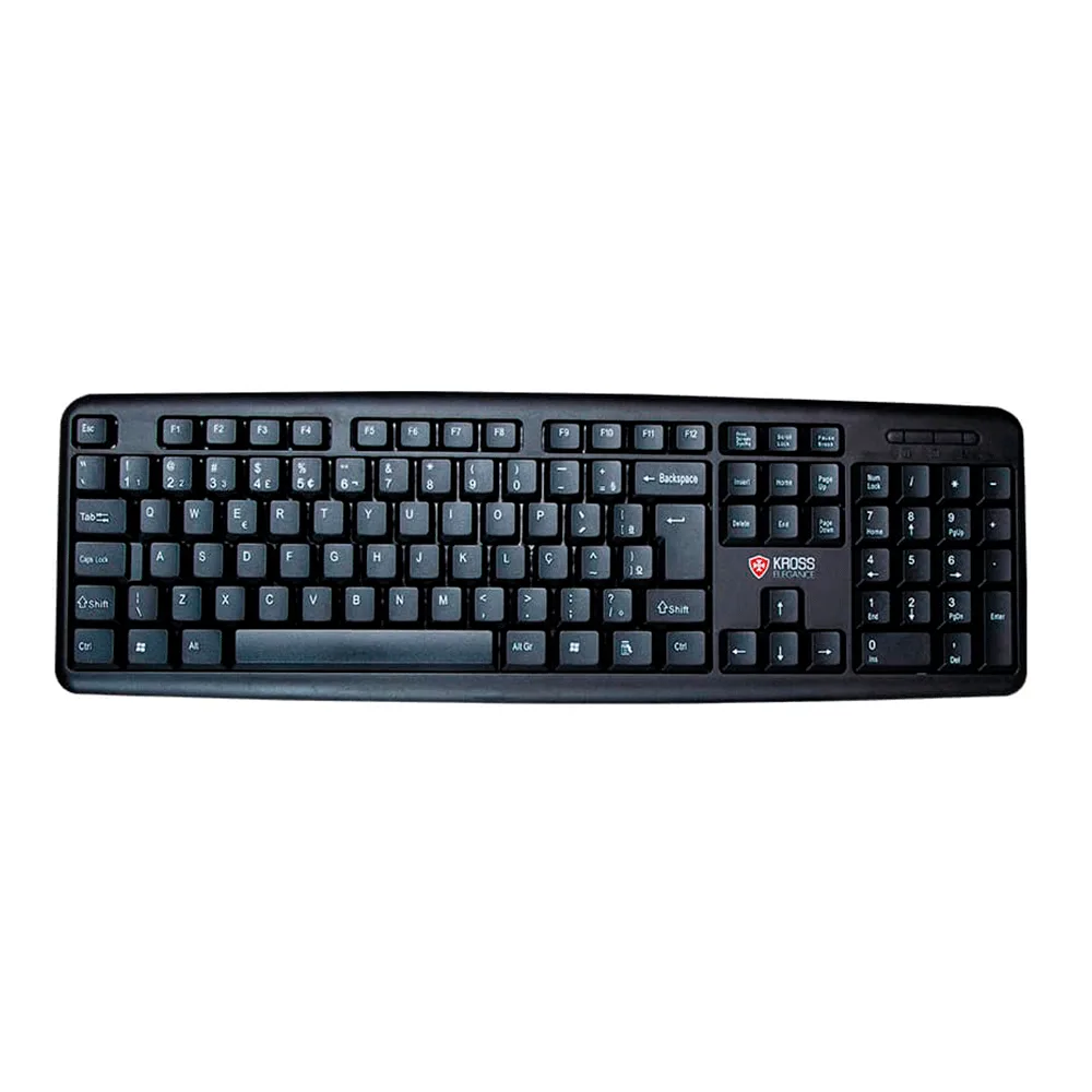 TECLADO COM FIO ELEGANCE USB KE-K095V2 - KROSS