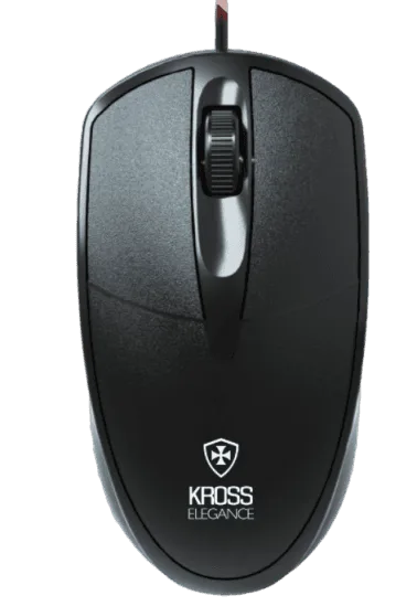 MOUSE ELEGANCE OFFICE KE-M099 COM FIO USB PRETO - KROSS
