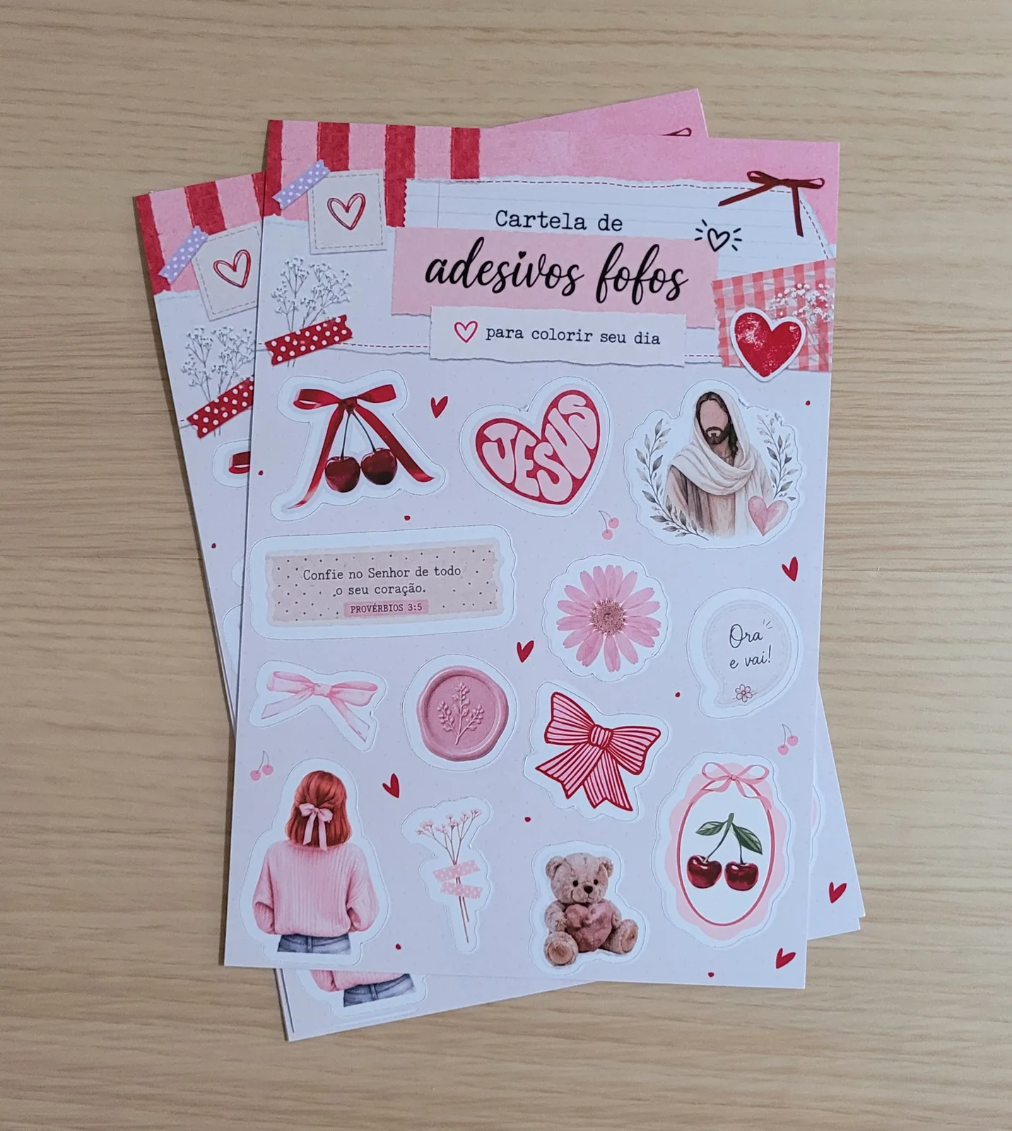 Cartela de adesivos - Coleção Preciosa 02