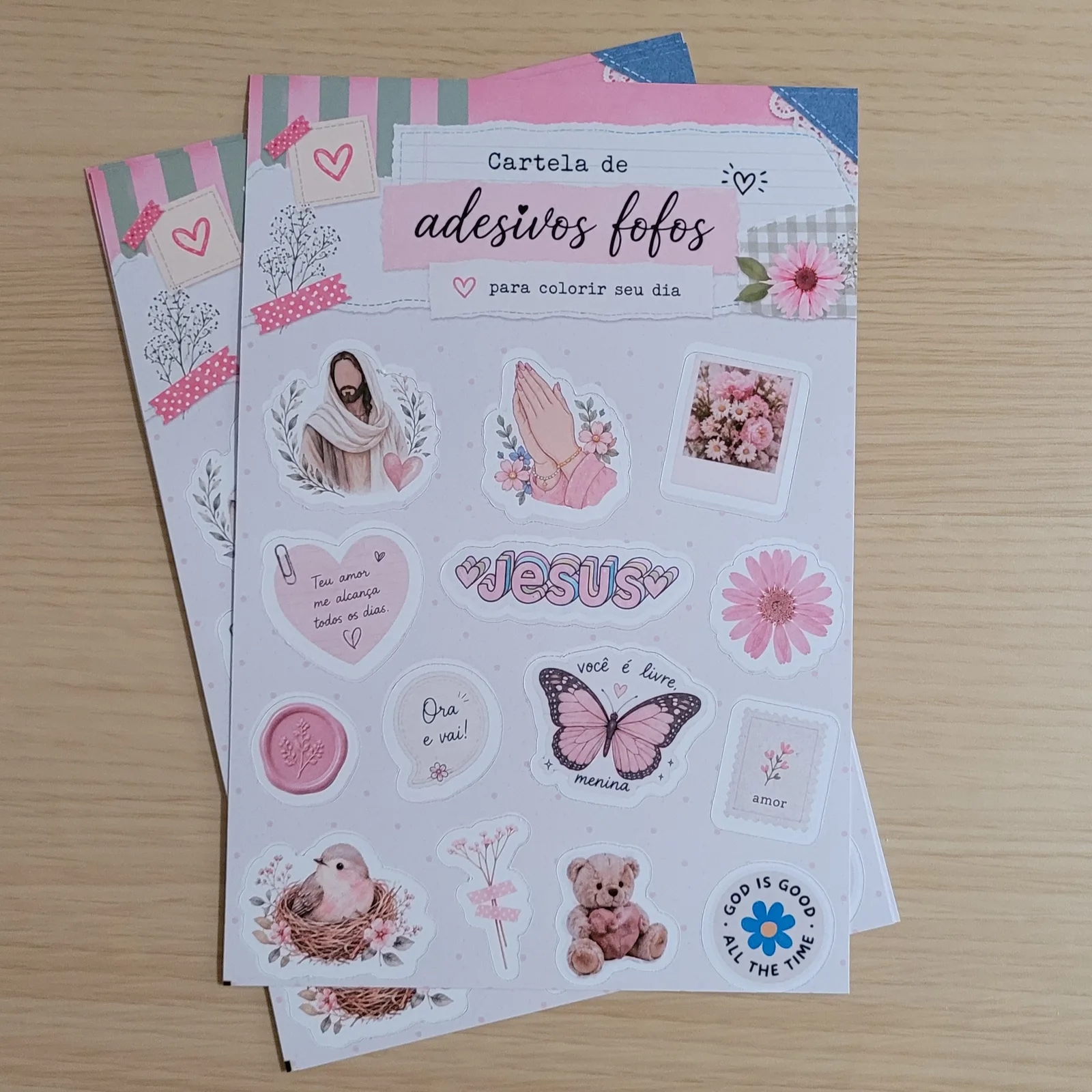 Cartela de adesivos - Coleção Preciosa 03