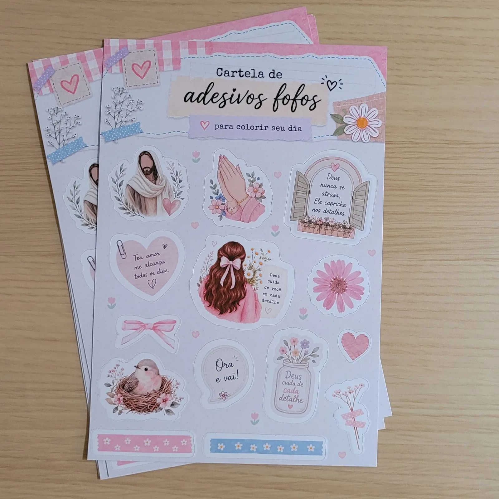 Cartela de adesivos - Coleção Preciosa 04