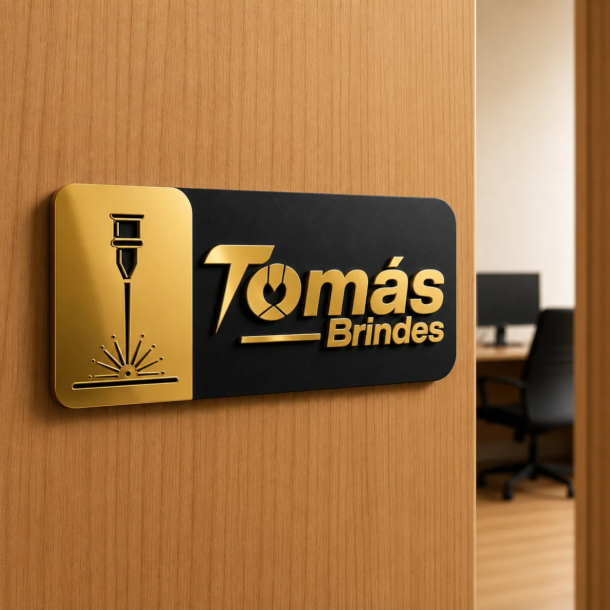 Placa de Identificação Personalizada