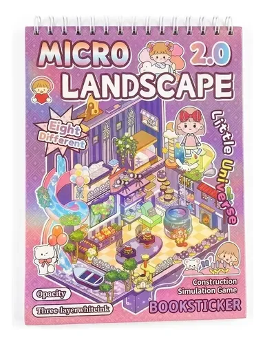 LIVRO 3D CENÁRIO ADESIVO MICRO LANDSCAP 2.0