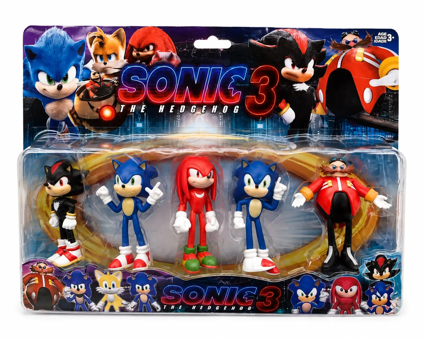 KIT 5 BONECOS SONIC