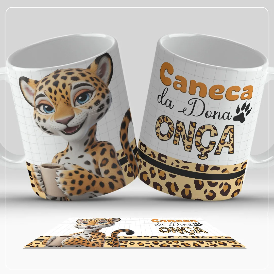 Caneca - Mãe Onça