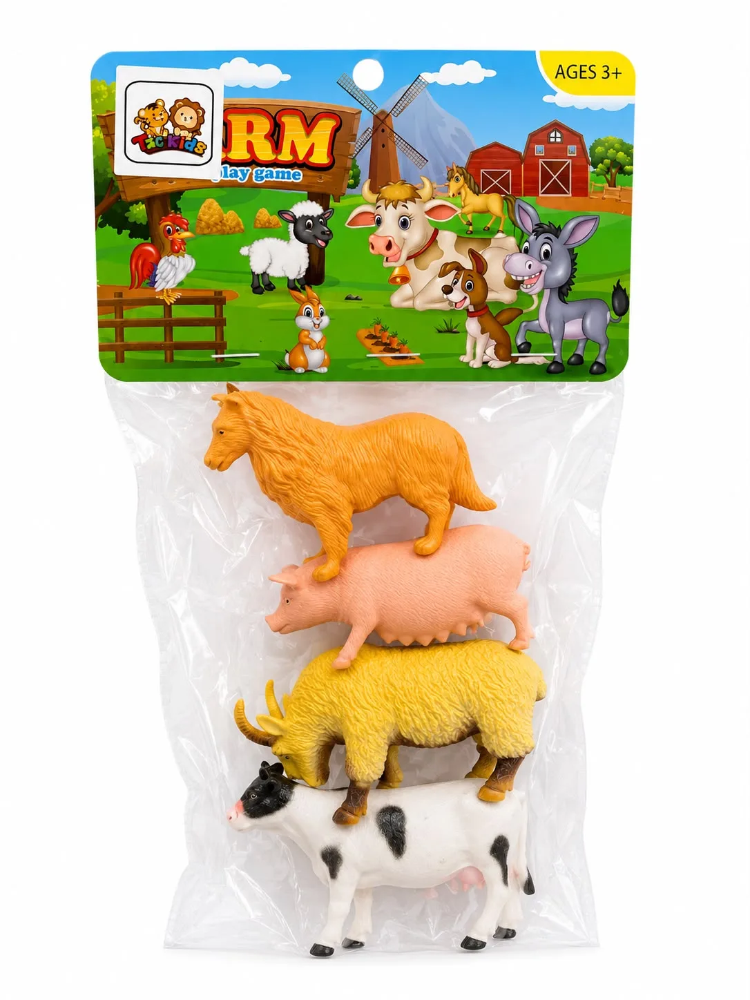 KIT FAZENDA COM 4 ANIMAIS