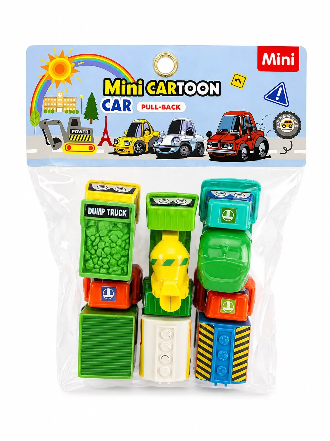 KIR COM 6 MINI CARROS