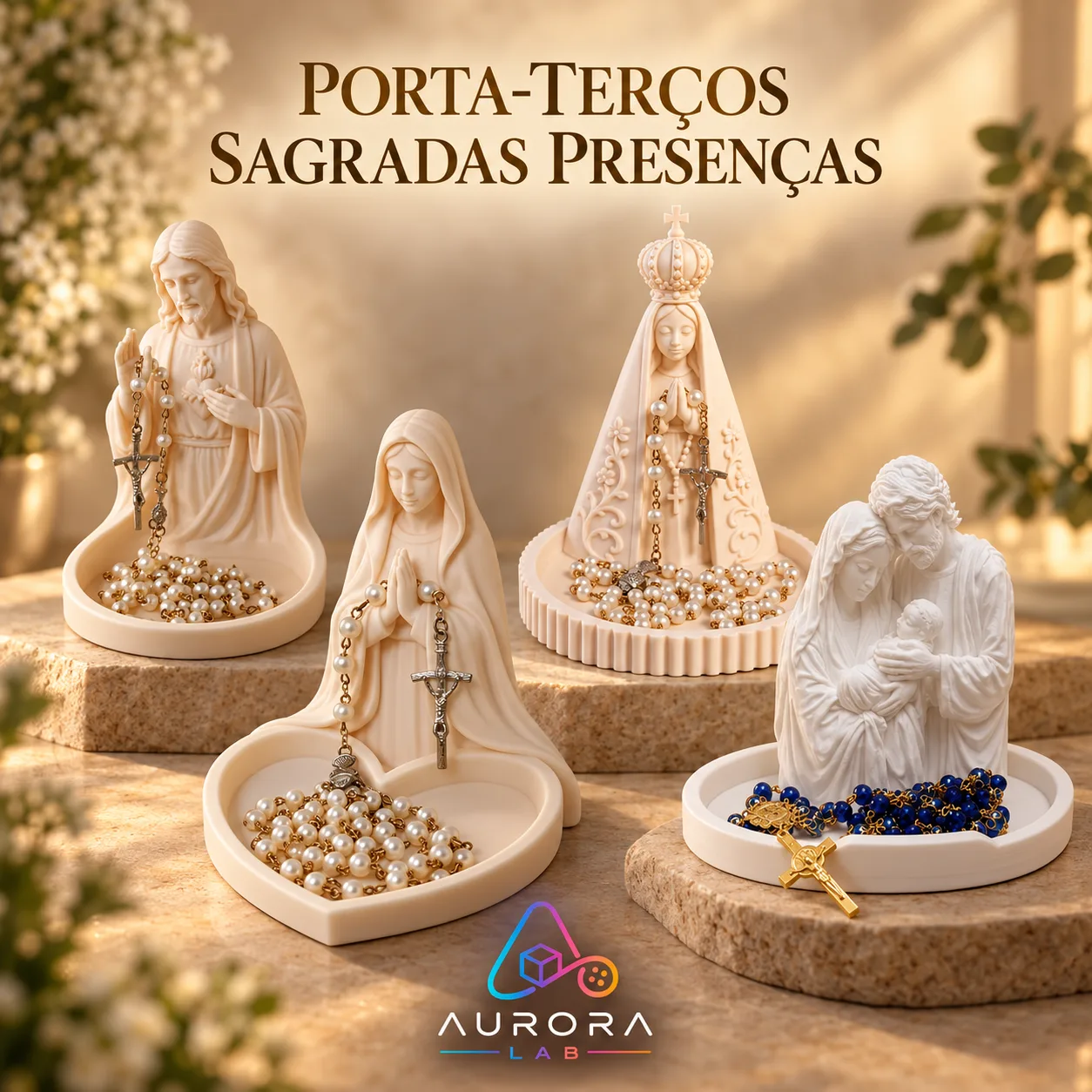 Porta-Terços: Sagradas Presenças
