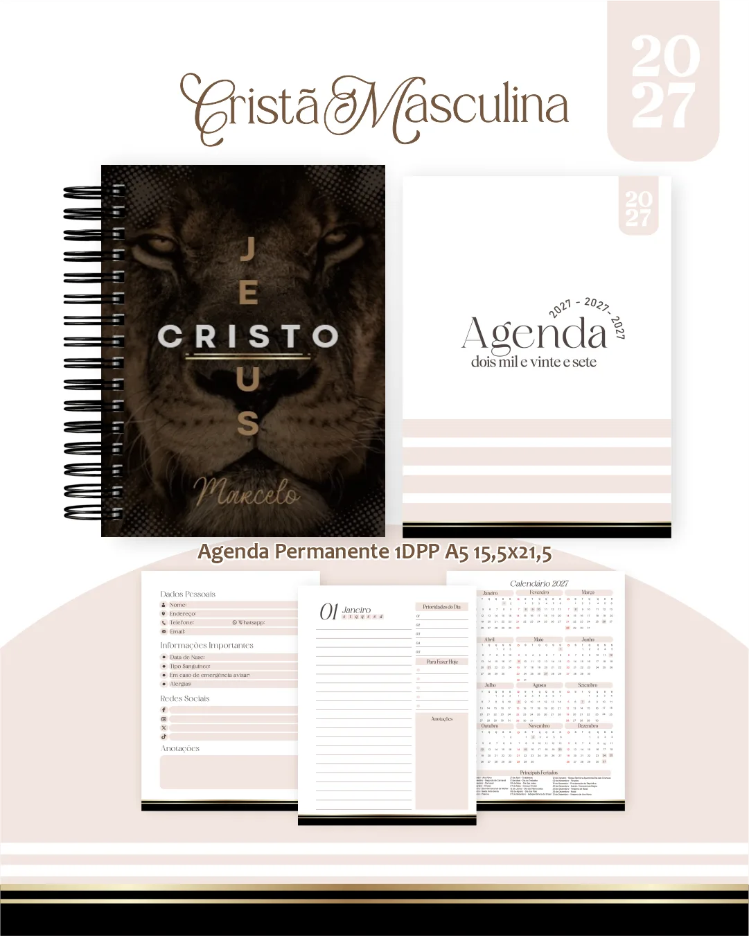 AGENDA CRISTÃ MASCULINA 2027