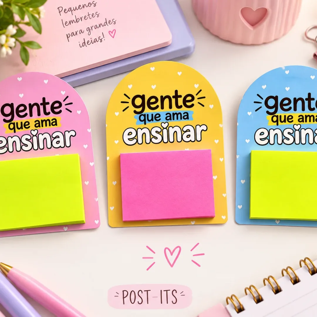 Post-it personalizado - Gente que ama ensinar